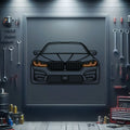 Art Mural BMW M5 - Décoration Garage Néon