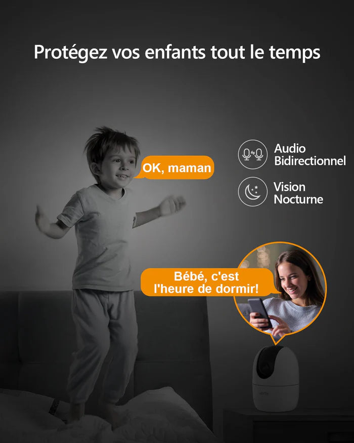 IMOU Ranger 2C Pro - Caméra de Surveillance WiFi 3K 5MP